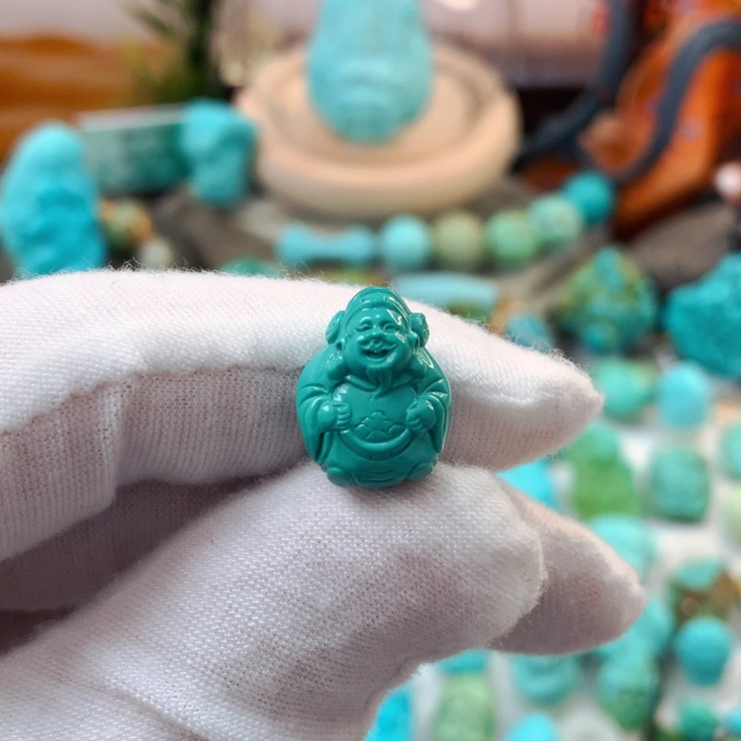 绿松石未镶嵌珠宝半成品