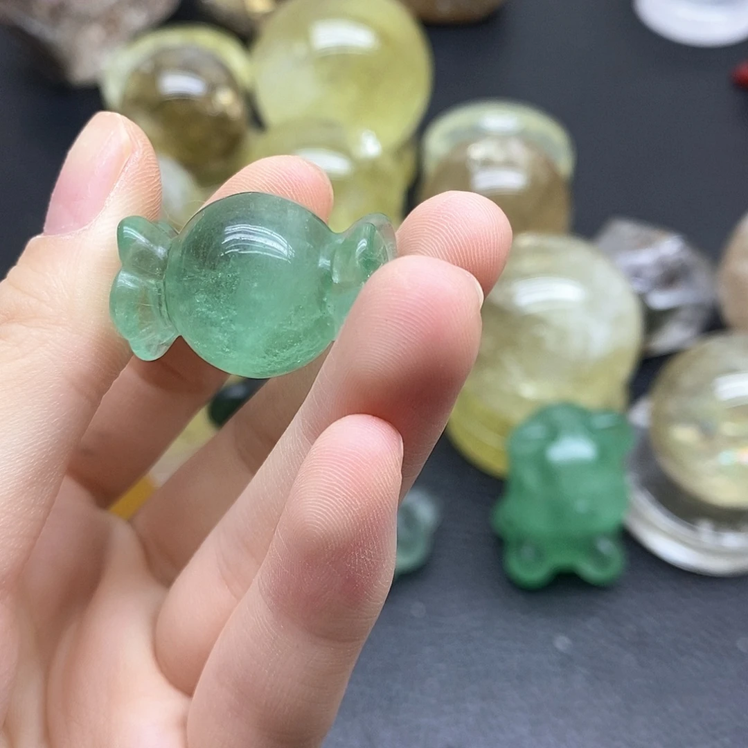 未镶嵌珠宝半成品水晶345水晶石