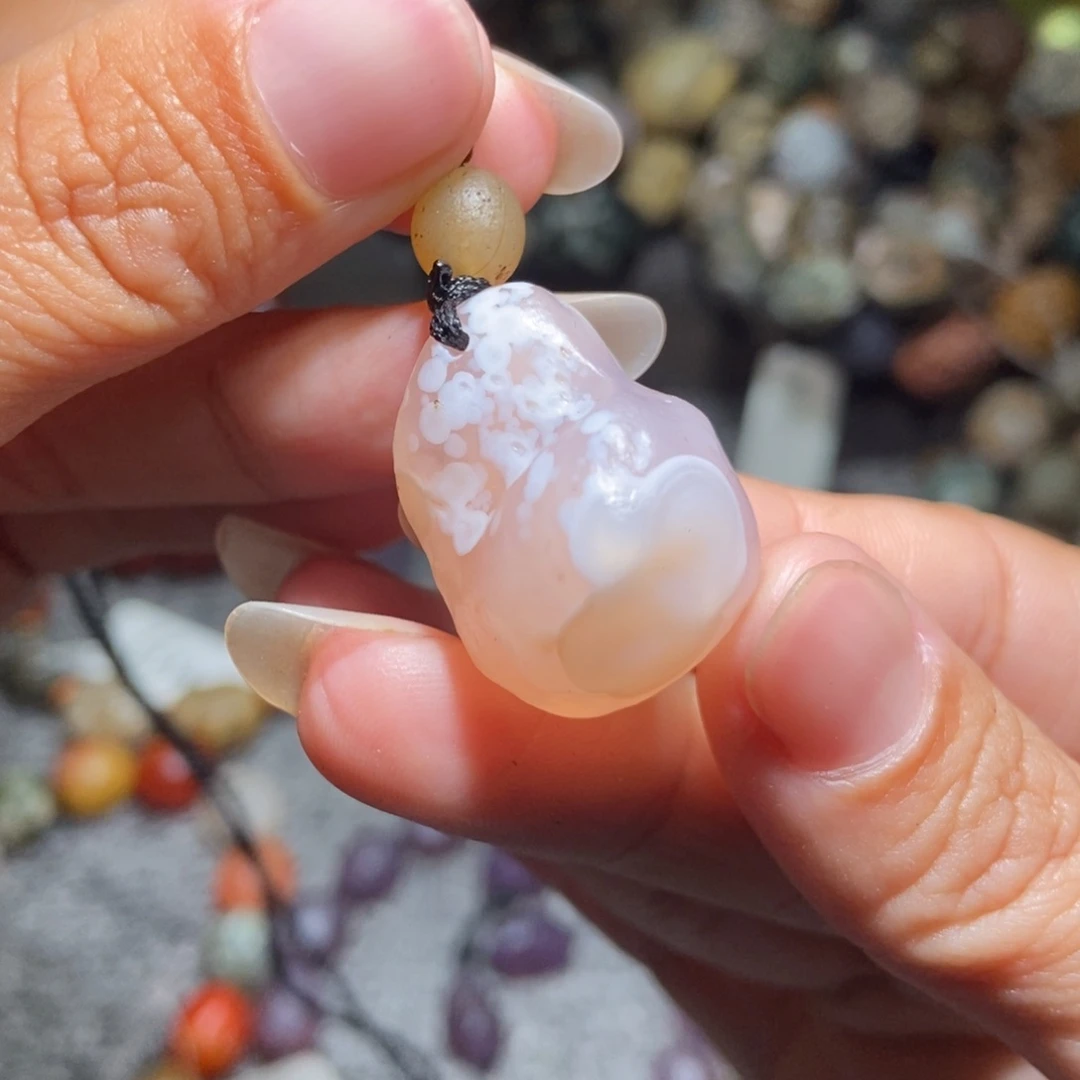 未镶嵌玛瑙/玉髓珠宝半成品