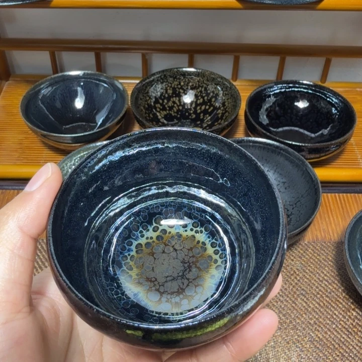 茶盏掌*建盏手工制作主人杯茶杯