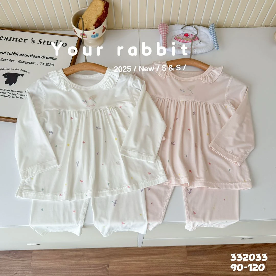 332033夏日蝴蝶空调套装（粉色）