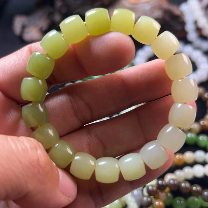 【***】和田玉（糖玉）未镶嵌手链