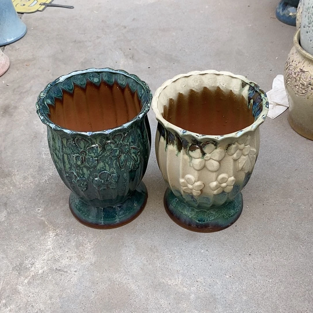 紫砂花盆正品口18高23