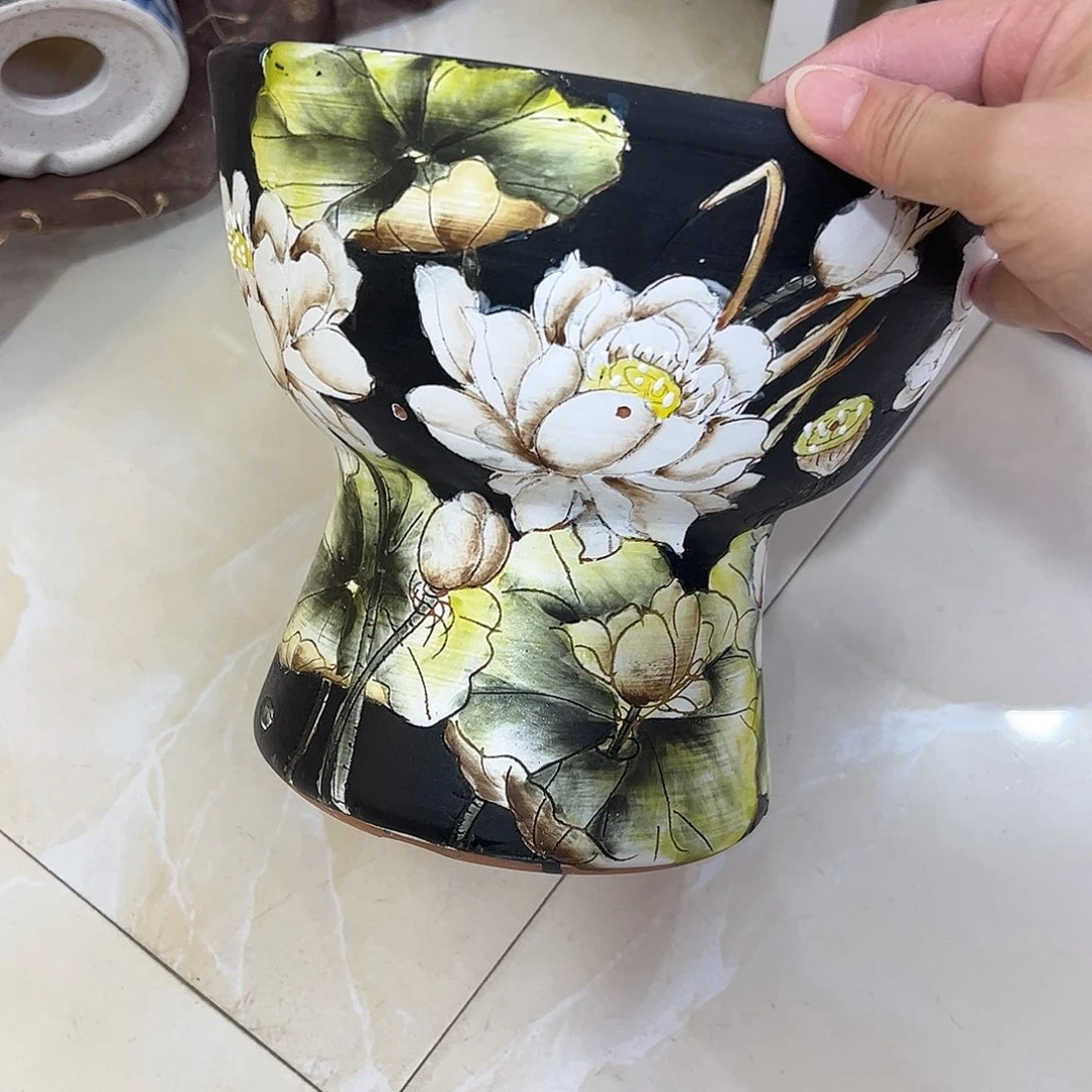 景德镇炫彩手绘口19.5高18.5