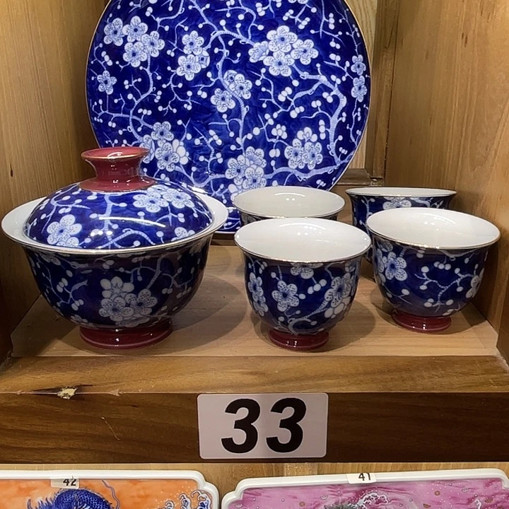 阿***璇景德镇青花冰梅6件套茶具