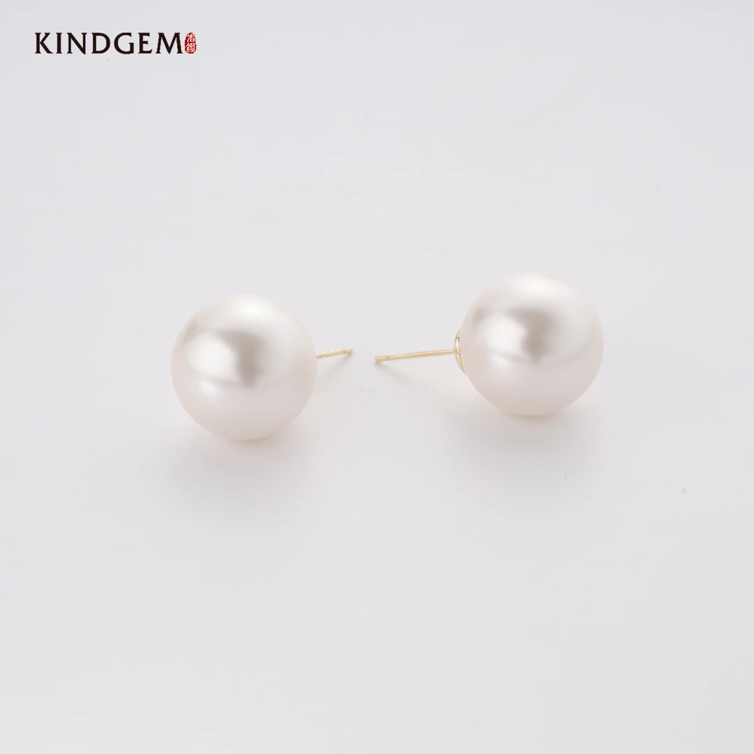 铜合金仿珍珠耳饰 经典百搭珠珠高级感简约耳环 BM194XKKC-24898