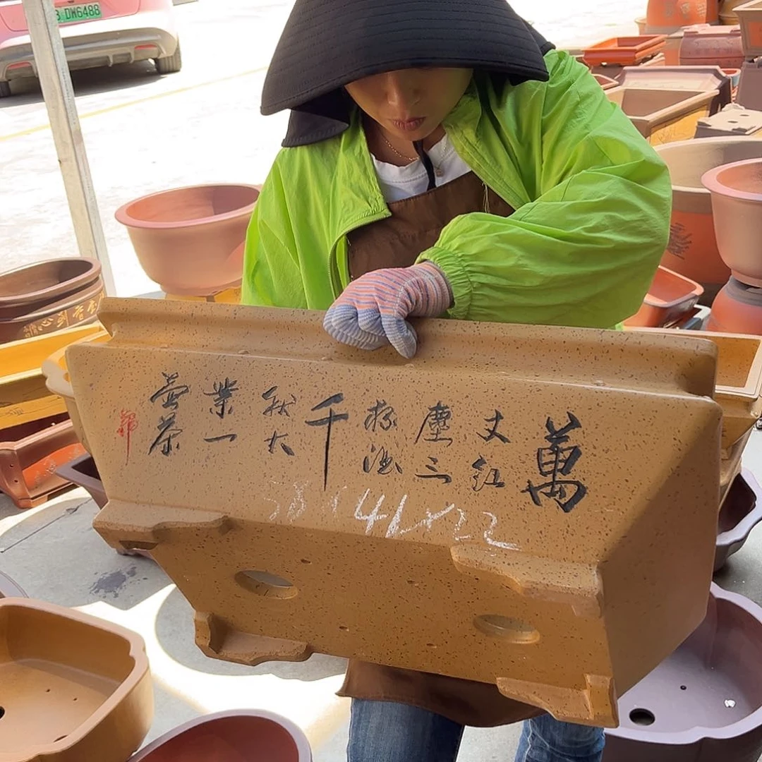 紫砂花盆盆景艺术