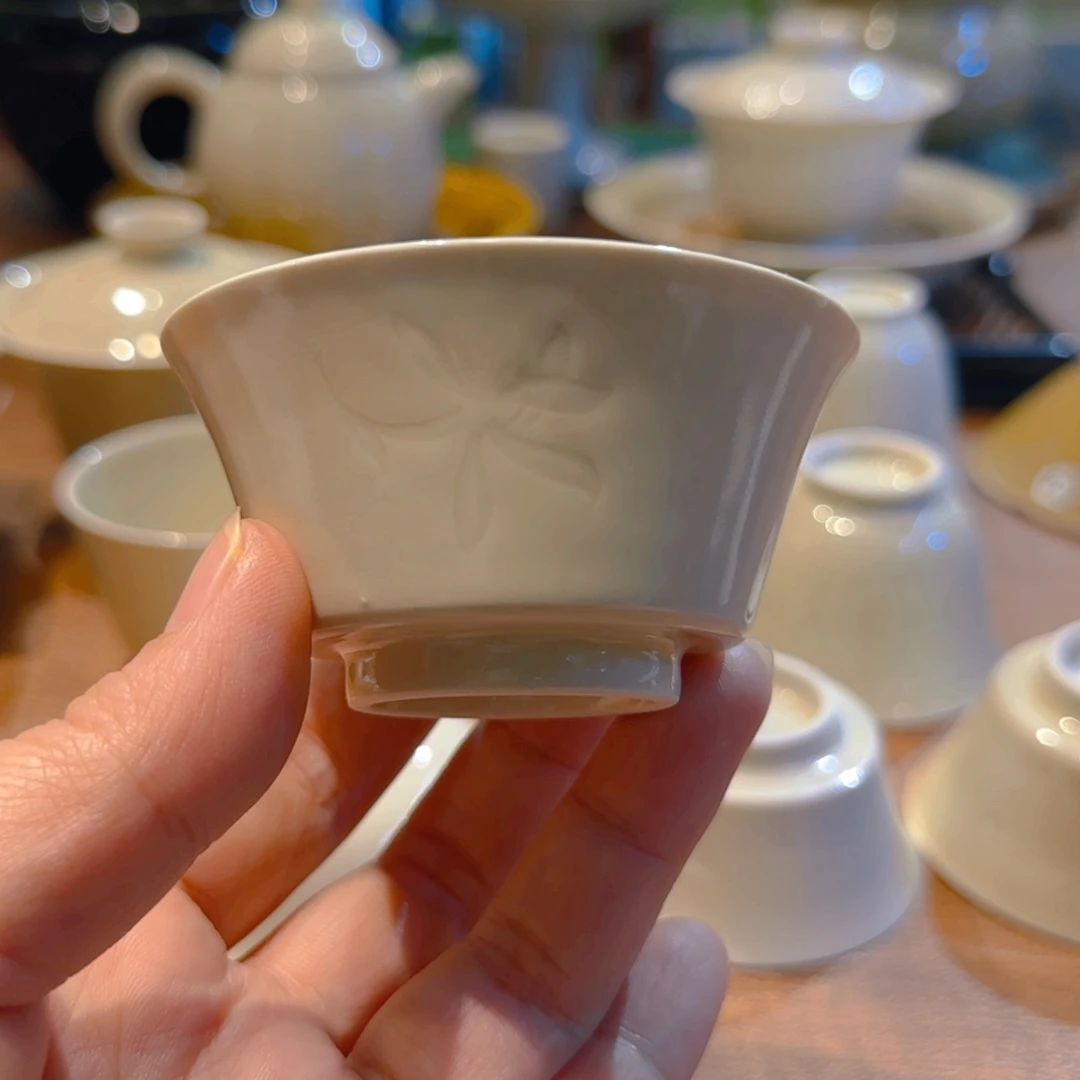 微瑕 兰花马蹄杯70cc