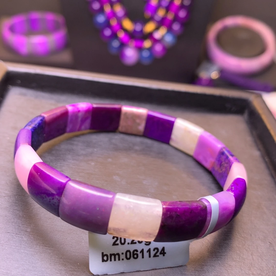 苏纪石（舒俱来）未镶嵌镯排