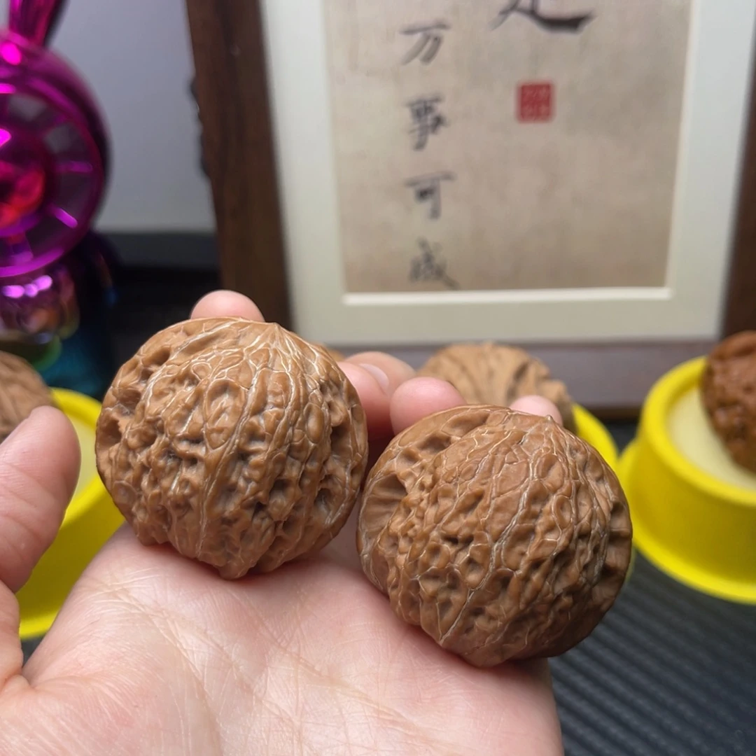 文玩核桃把件39铁锤