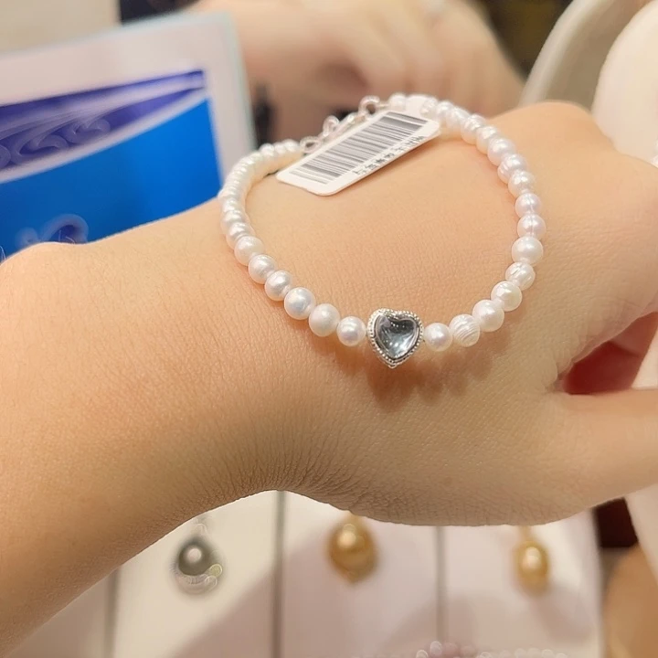 手绳淡水珍珠合金