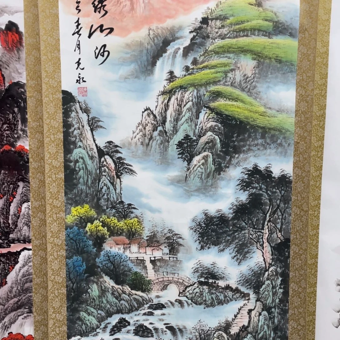 国画老师手笔手绘作品y