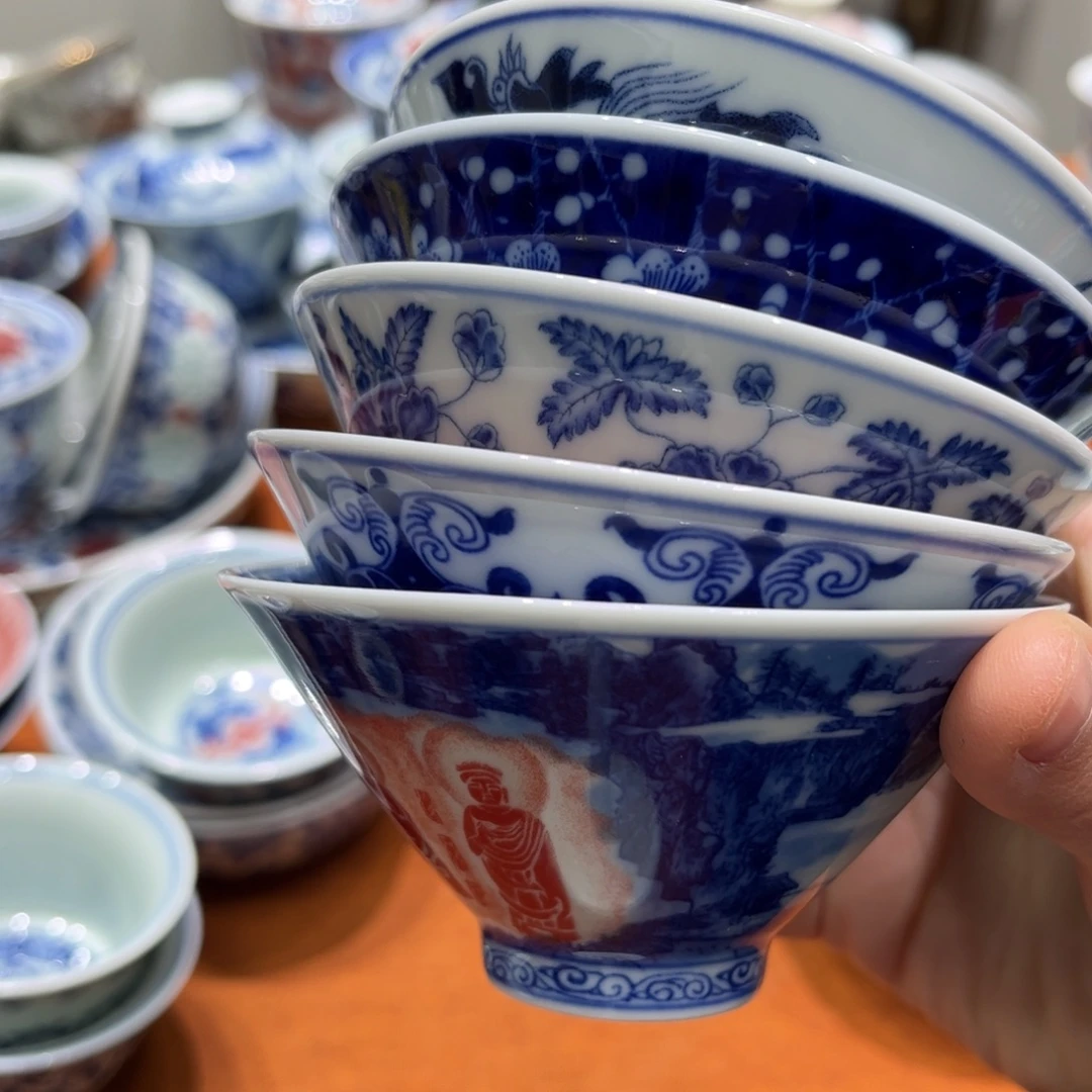 见***️陶摆件5个景德镇陶瓷