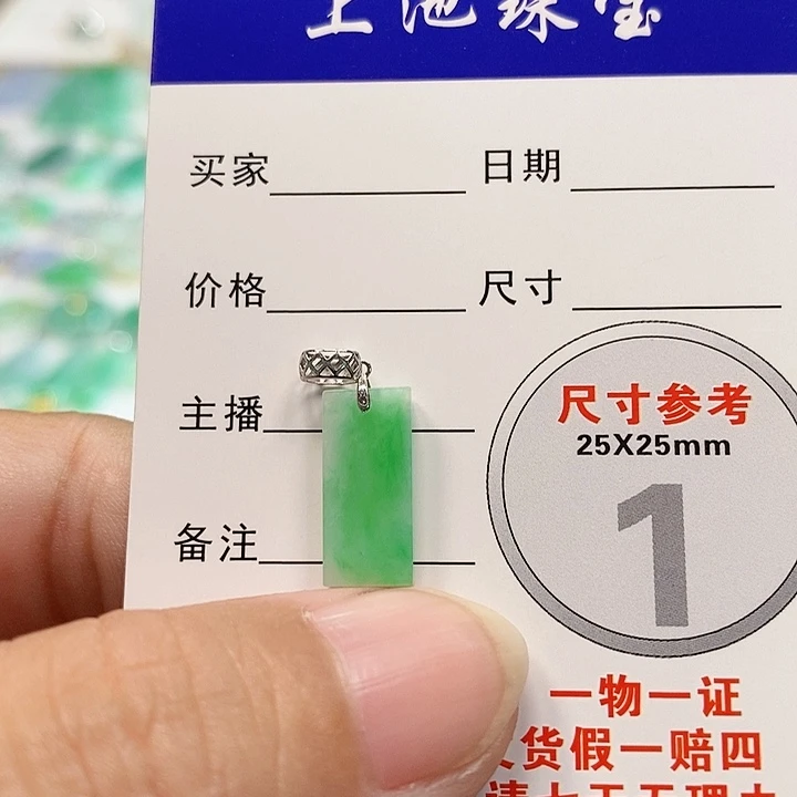 【闪购商品】翡翠颈饰18K金镶嵌翡翠