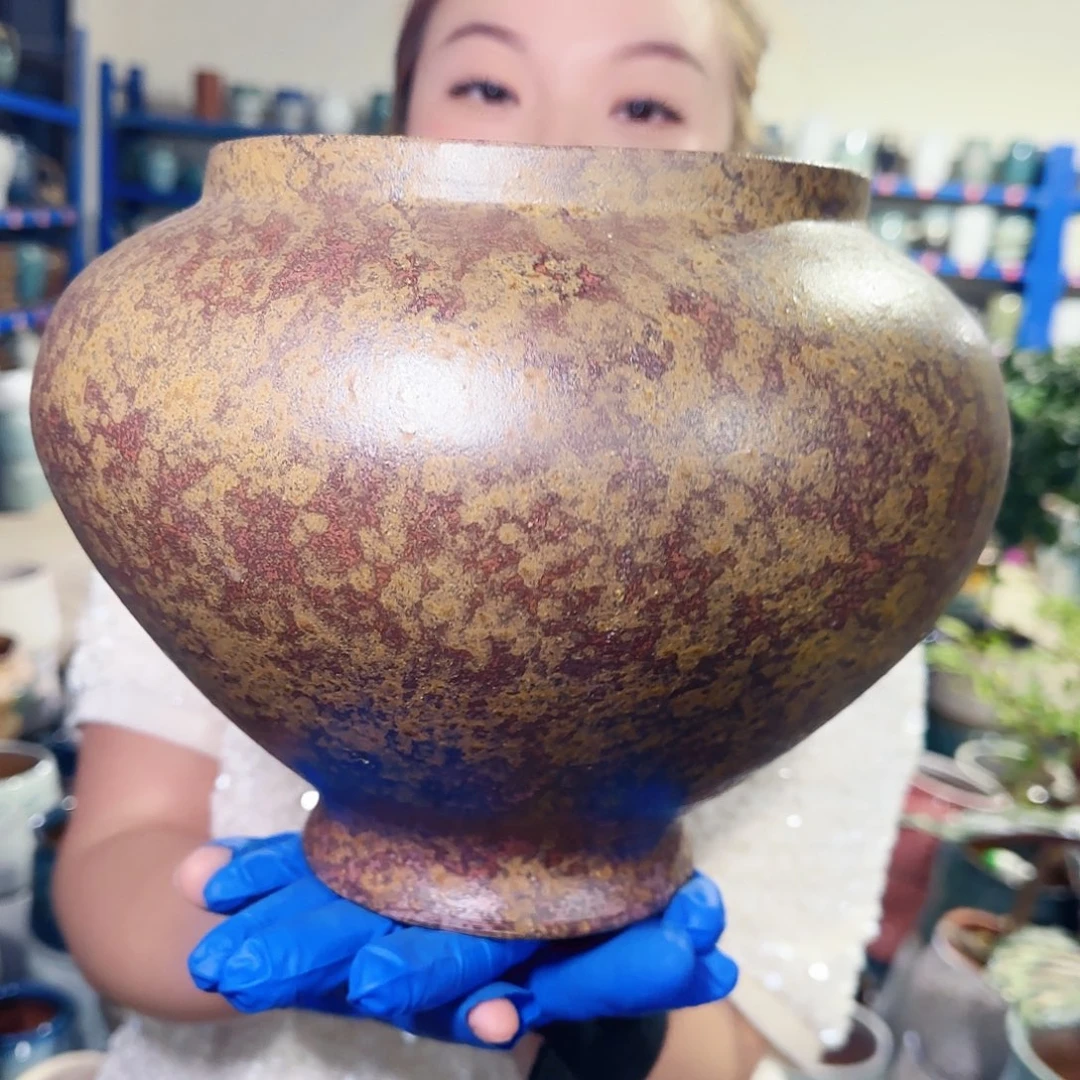 花盆紫砂高21口17