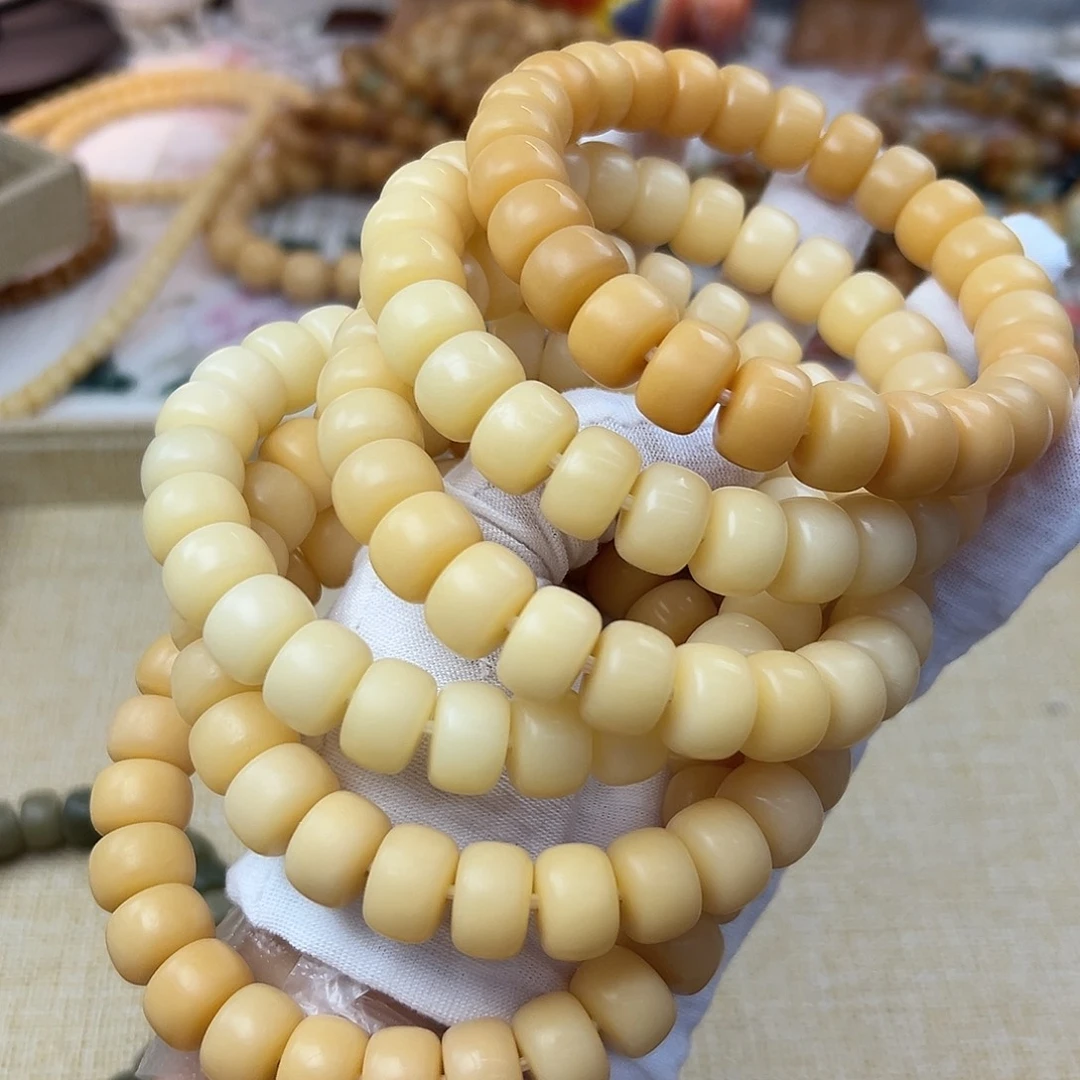 菩提根/象牙果手串14干磨药片一锅0622