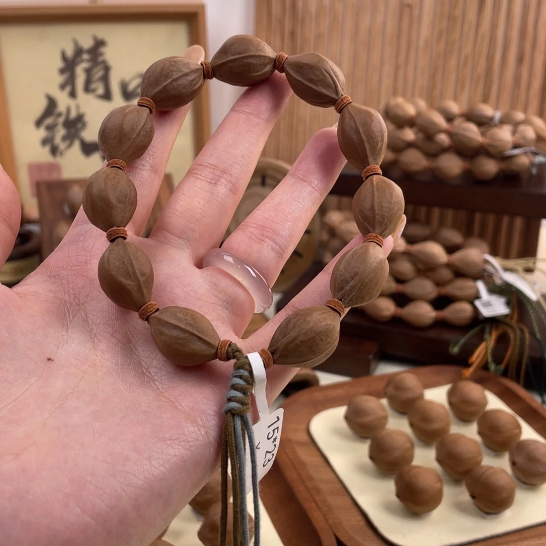 用***6橄榄核手串/手链15 23梅林铁核