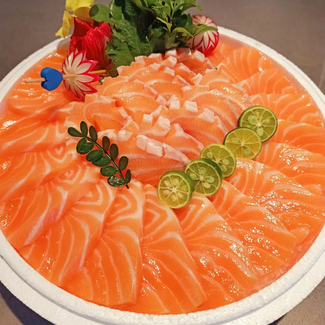 三文鱼半肉半腩约1斤（2-4人份）