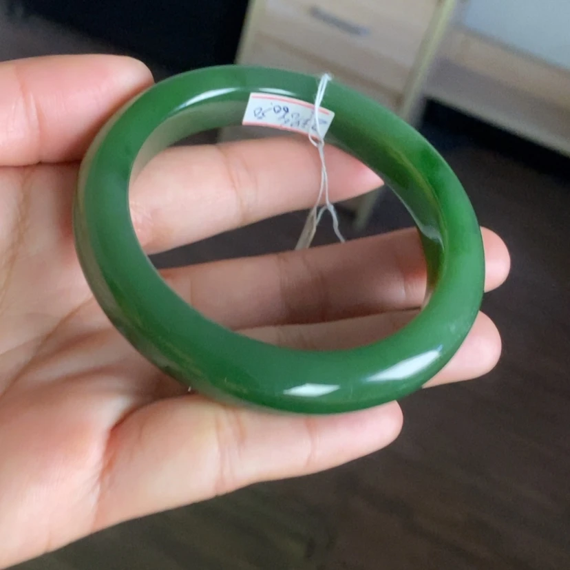 【闪购商品】未镶嵌手镯和田玉（碧玉）