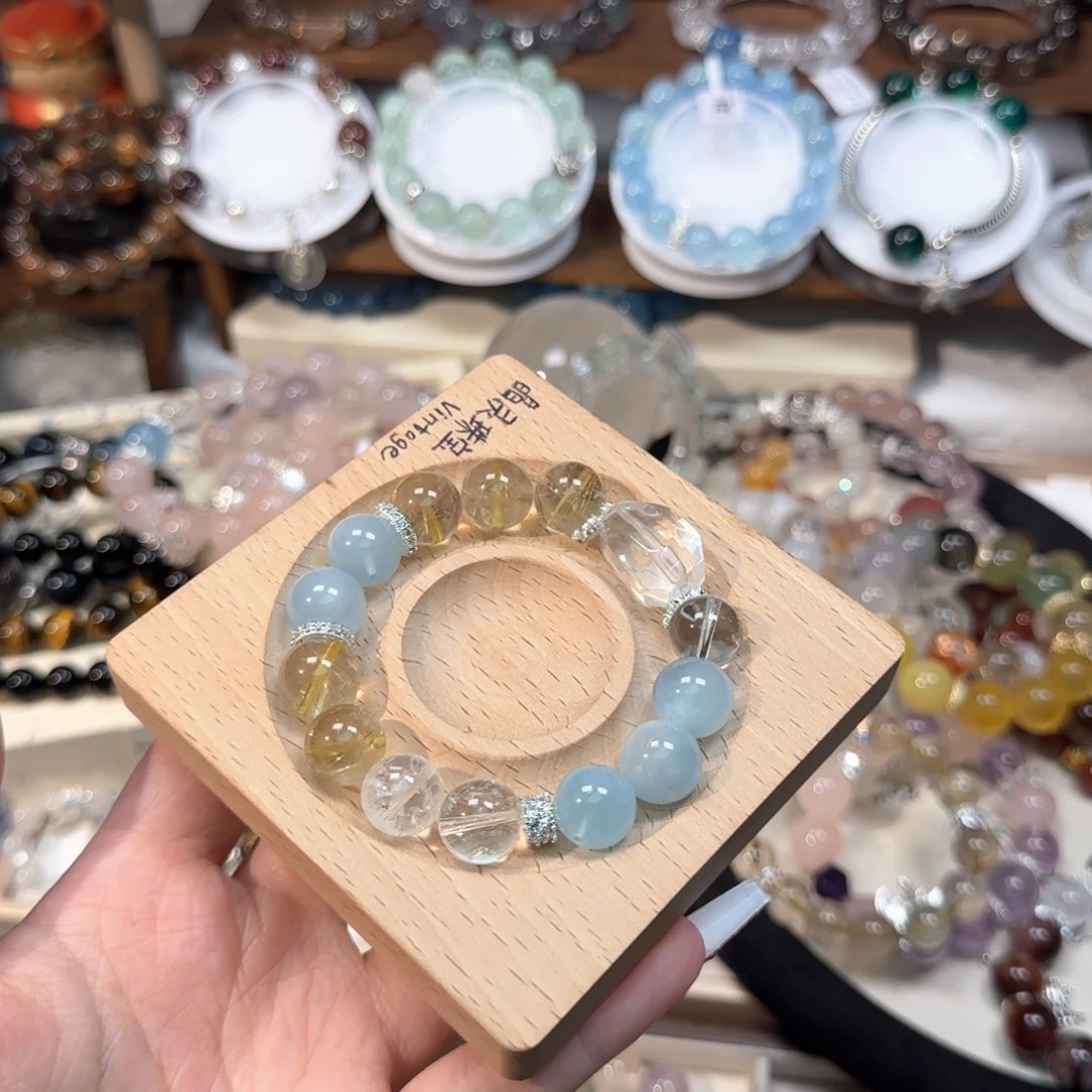 水晶手链未镶嵌嬉*纯