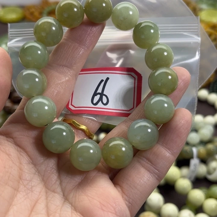 蛇纹石玉未镶嵌手链