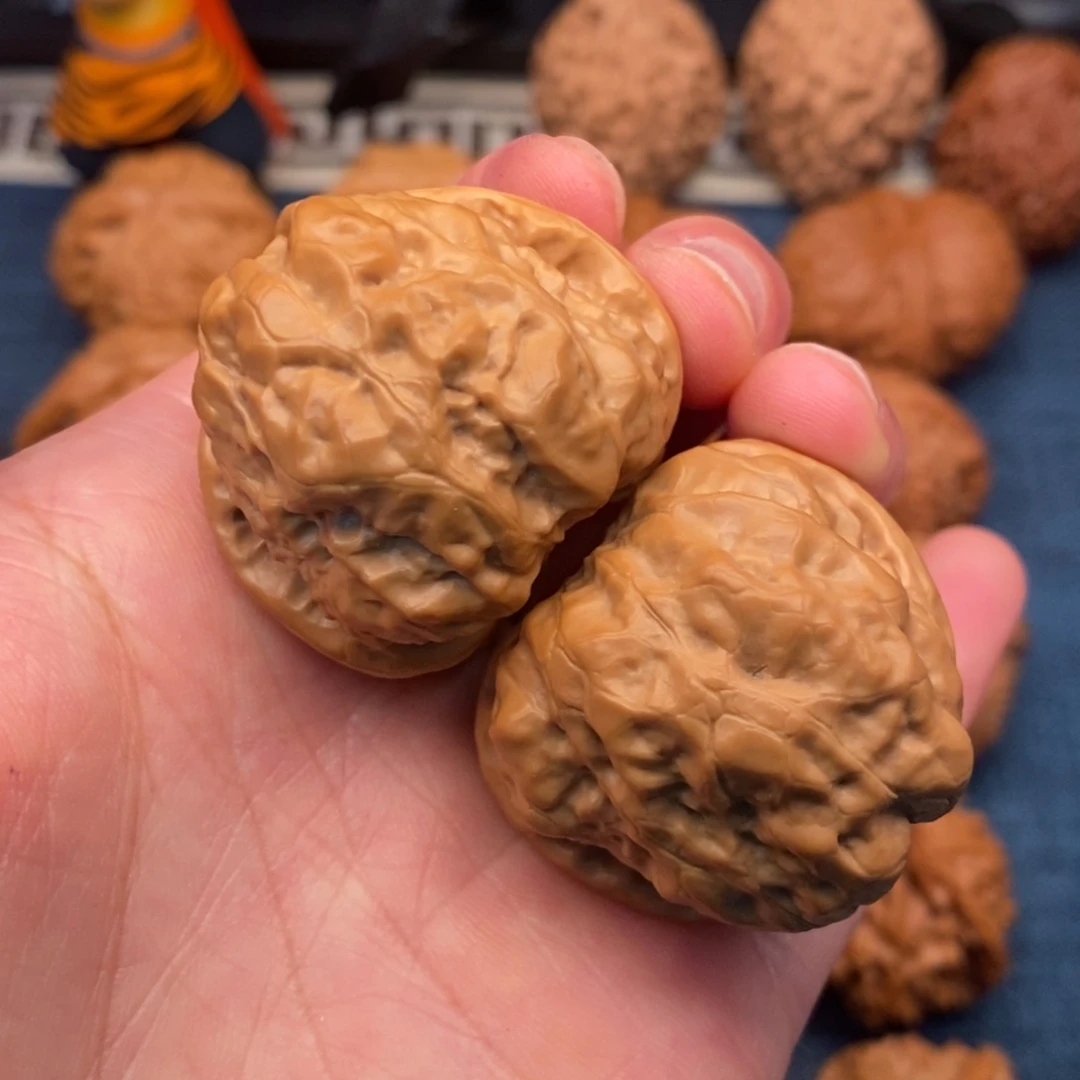 文玩核桃把件41肚肌肉蛙36边