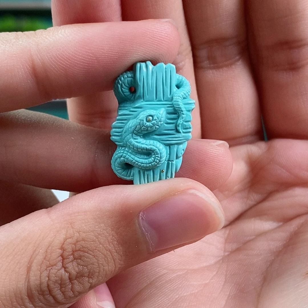 绿松石珠宝奇石未镶嵌