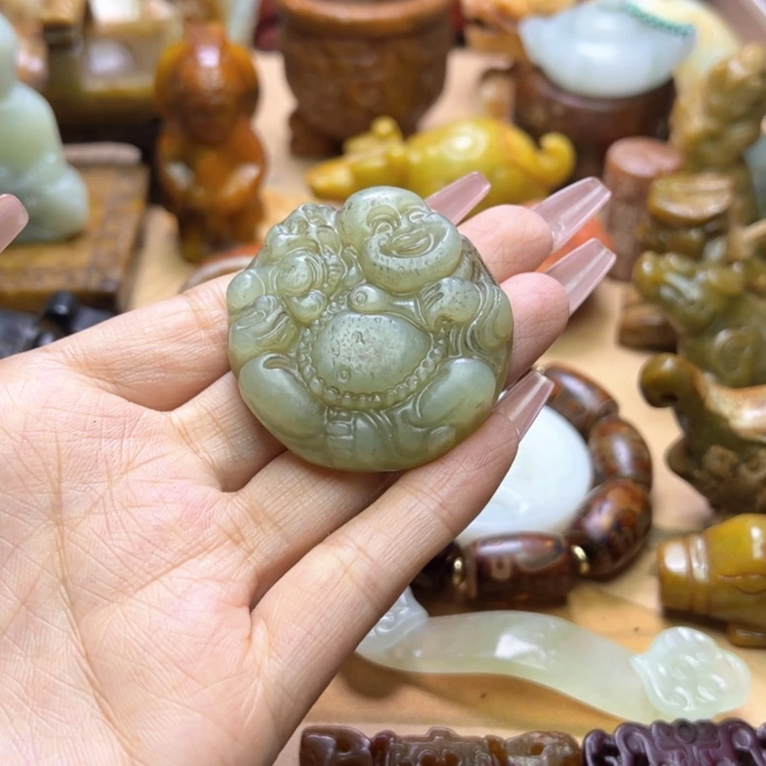 【闪购商品】蛇纹石玉颈饰未镶嵌