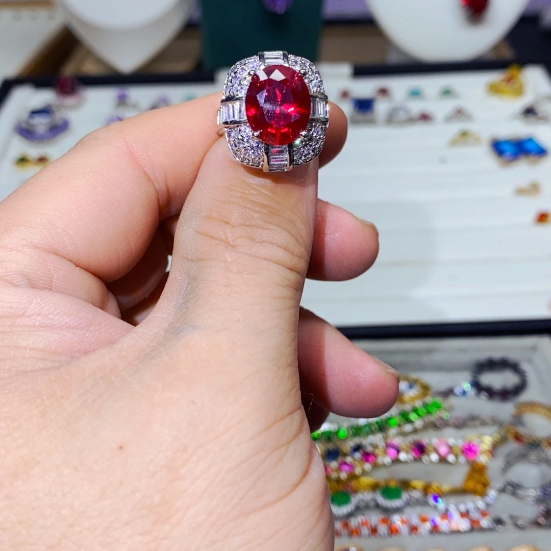 银S925镶嵌耳饰紫晶