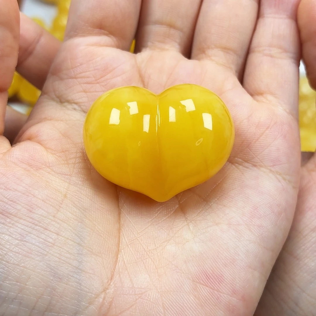 蜜蜡未镶嵌颈饰焦皮浓蜡妖花屁桃