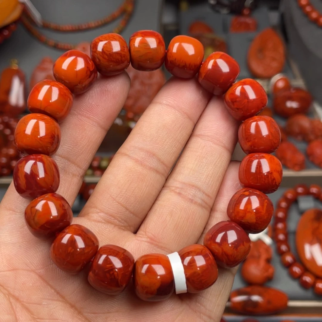 【闪购商品】南红玛瑙珠宝奇石未镶嵌单圈13