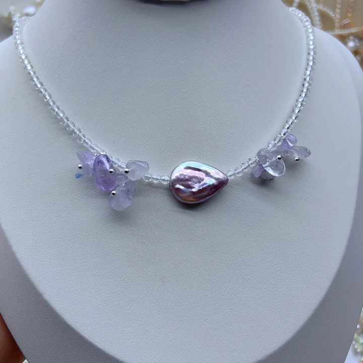 颈饰未镶嵌淡水珍珠