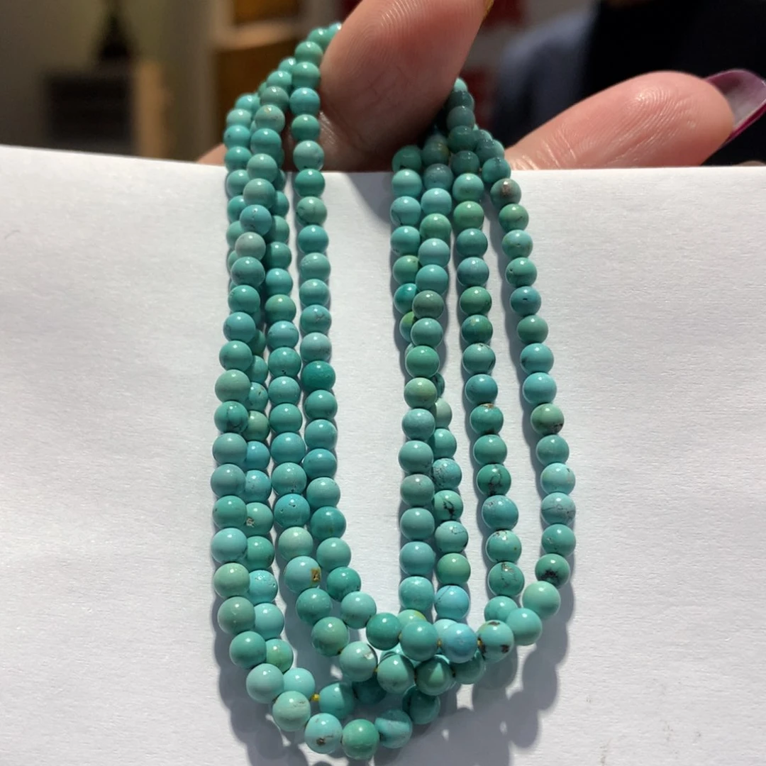 未镶嵌绿松石长链