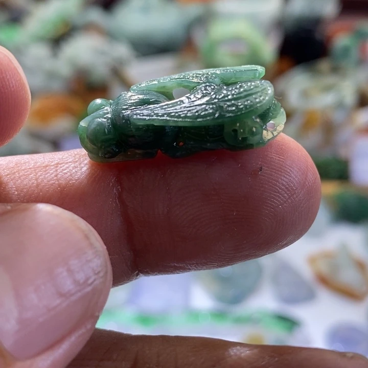 定制翡翠未镶嵌毛货