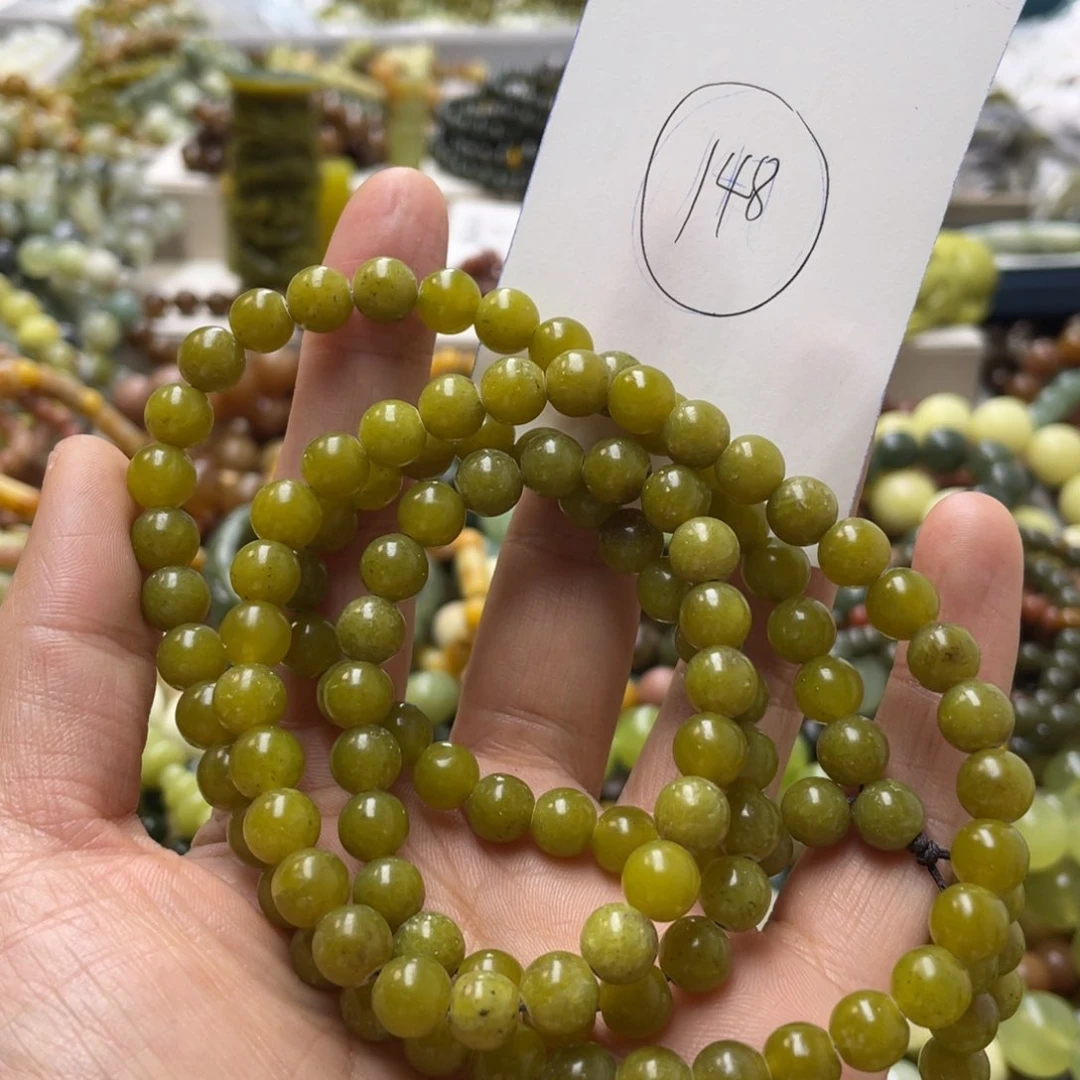 蛇纹石玉手链未镶嵌