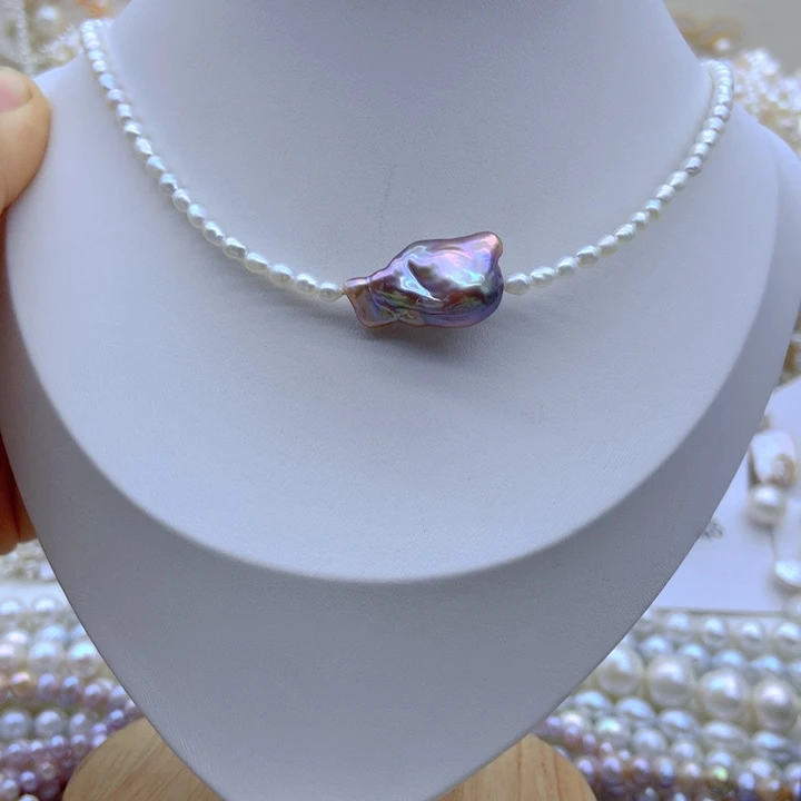 淡水珍珠颈饰未镶嵌