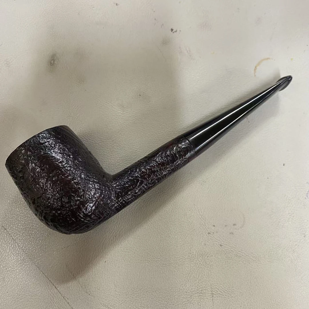 老烟斗登登1968年4号喷砂撞球石楠木烟斗