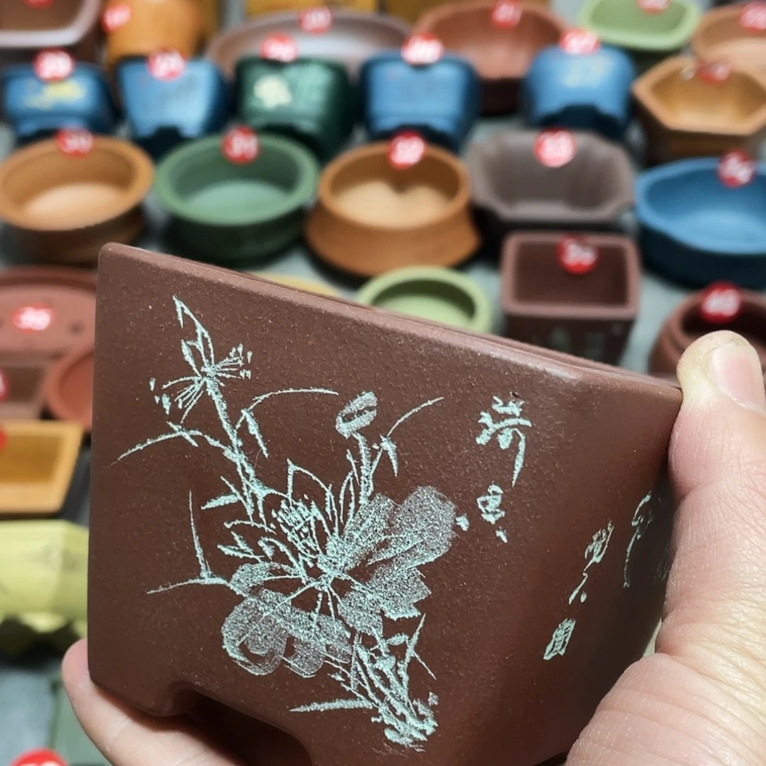 紫砂小盆8.5*6.5cmmmm