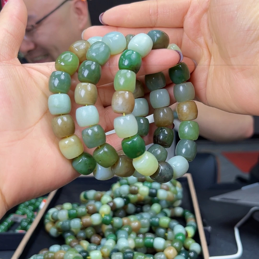 和田玉未镶嵌手串纯天然和田玉多宝手串14多样性发货拍一发一