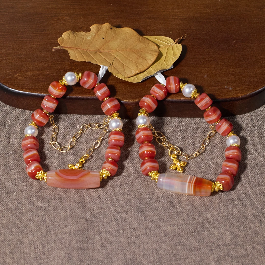 非遗好物分享【歪歪】玛瑙缠丝手串（多样性发一）XB-H0854