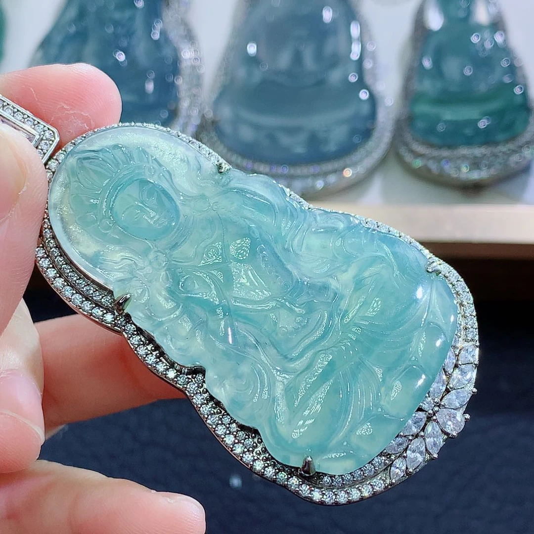 未镶嵌挂件翡翠翡翠