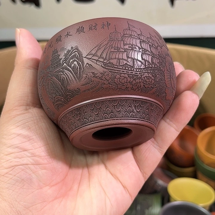 茶杯紫砂全手工紫砂主人杯