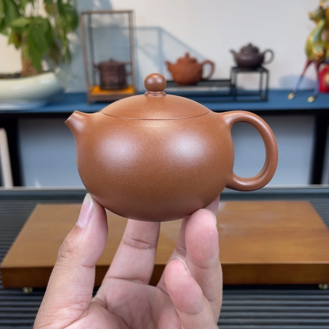 紫砂茶壶台西紫泥西施150cc