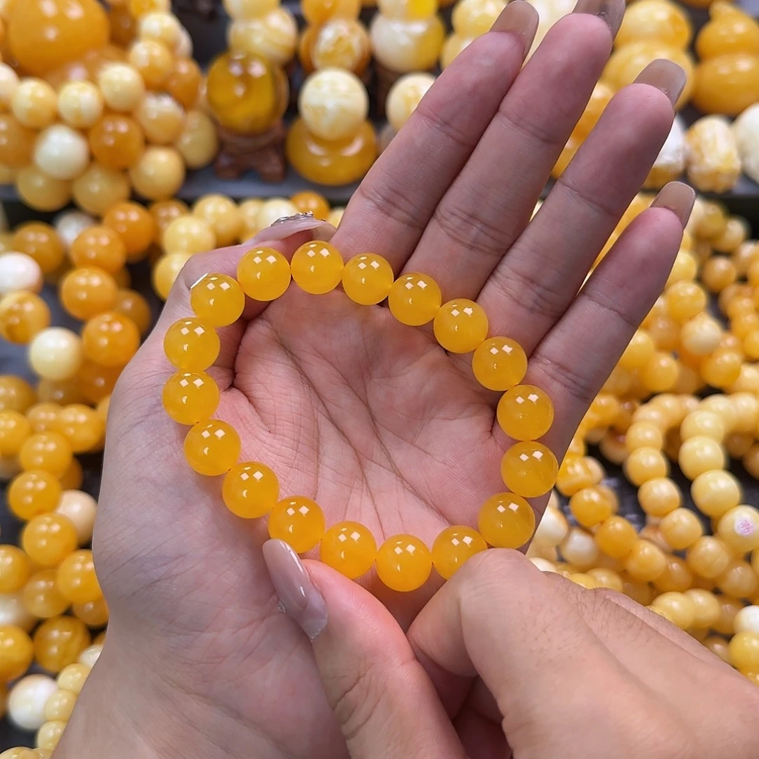 蜜蜡未镶嵌珠宝奇石同料12mm
