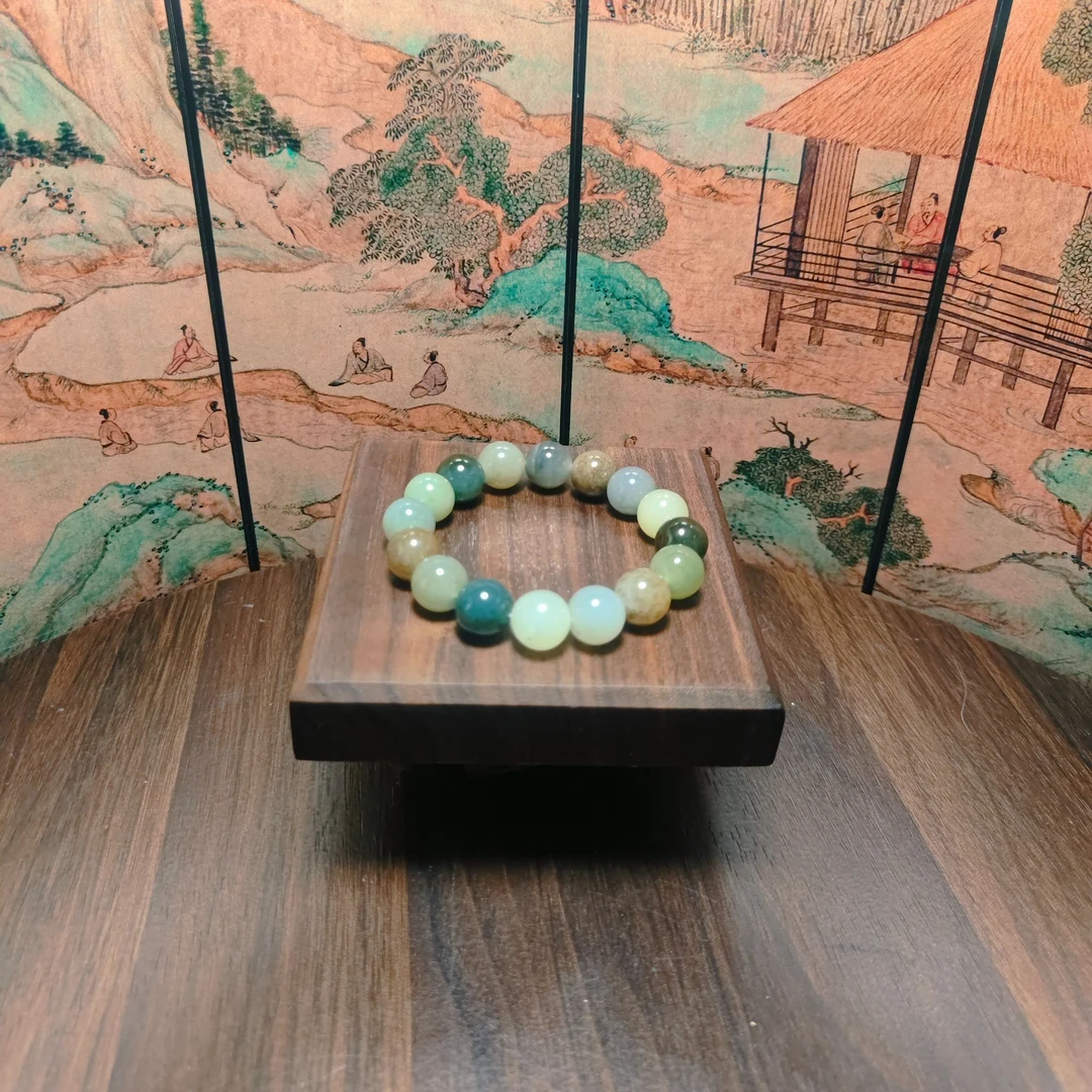 N和田多宝圆珠手串（卡12）0314