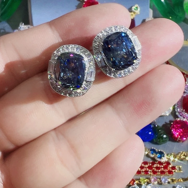 非金属红色蓝色满镶嵌