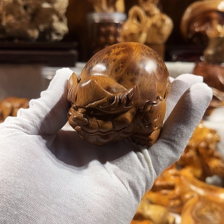 柏木太行崖柏黑金陈化瘤金蟾