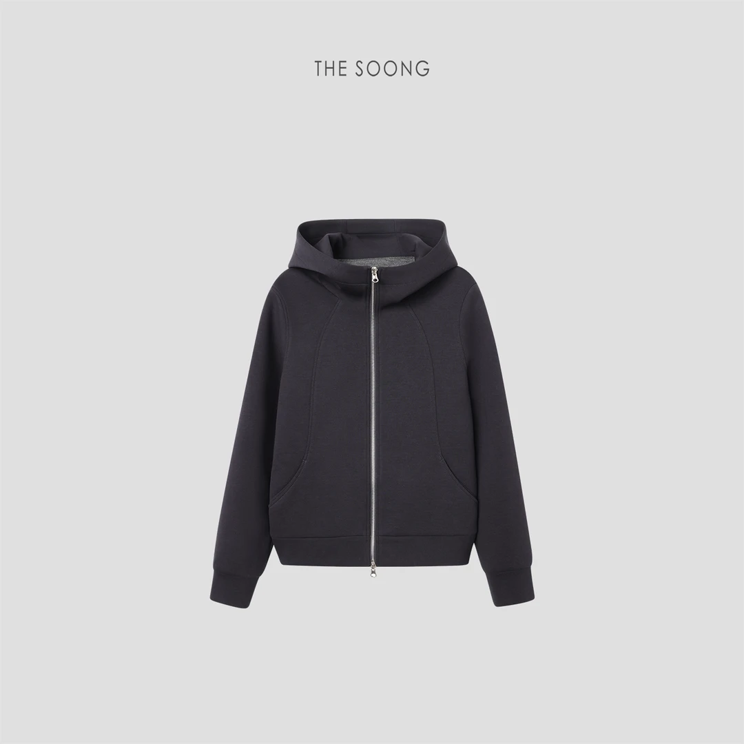 THESOONG|锁温羽绒服"90白鹅绒双面空气层保暖羽绒服卫衣外套7732