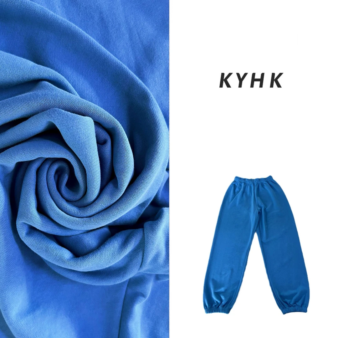 KYHK 极简纯色棉质松紧腰慢跑裤休闲束脚卫裤240569