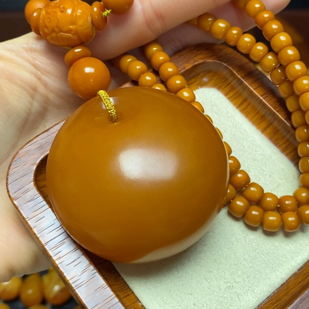 【闪购商品】蜜蜡颈饰未镶嵌项链